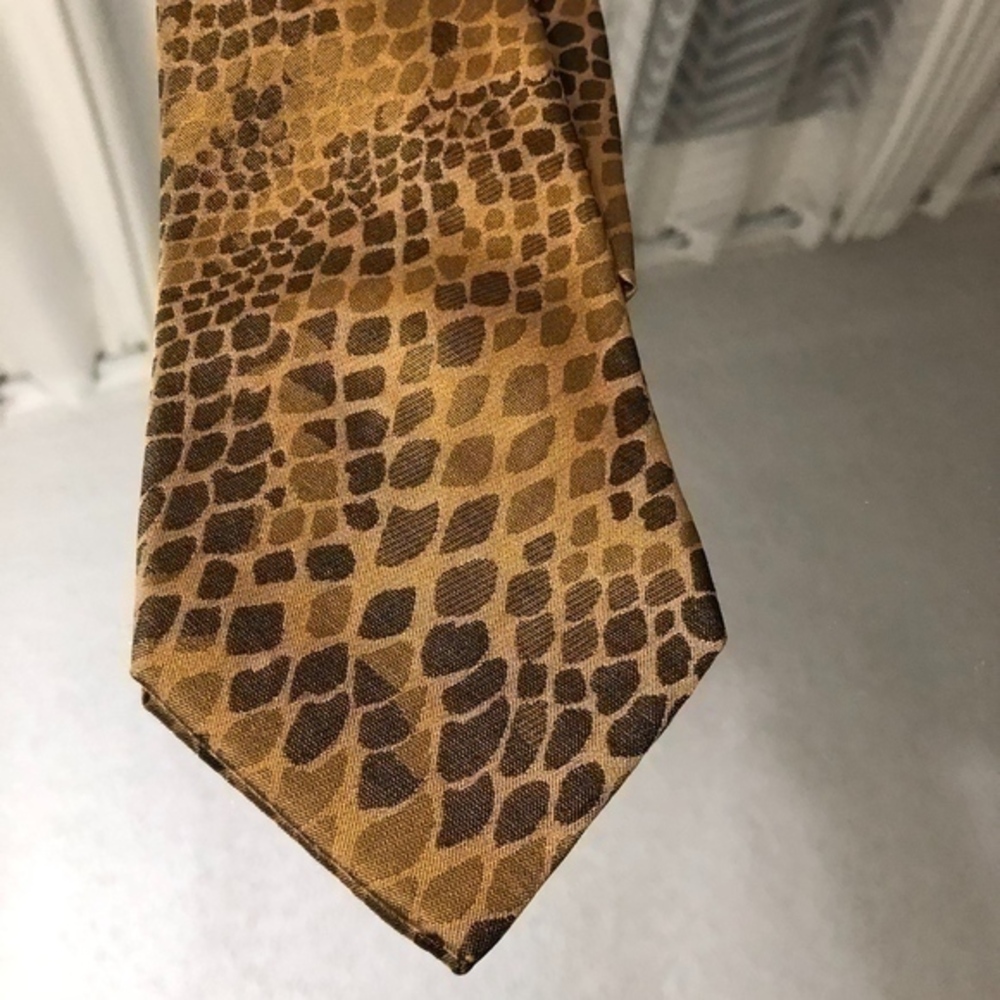 CLAUDE MONTANA Silk Tie